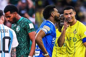 ¡No les teme! Defensa saudí se vuelve viral tras encarar a Messi y Cristiano Ronaldo