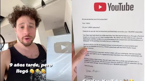 Luisito Comunica recibe placa de YouTube por sus primeros 100 mil seguidores… ¡Cuando ya lleva 40 millones!