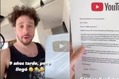 Luisito Comunica recibe placa de YouTube por sus primeros 100 mil seguidores… ¡Cuando ya lleva 40 millones!