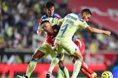 América con sufrido empate ante Necaxa; el VAR y las expulsiones los protagonistas