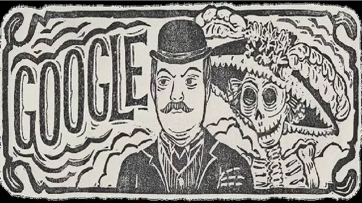 El Doodle de Google rinde homenaje a José Guadalupe Posada
