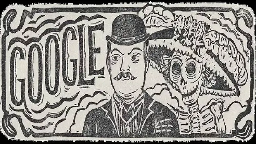 El Doodle de Google rinde homenaje a José Guadalupe Posada