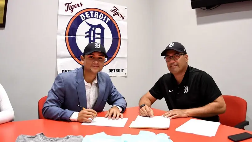 ¡Hacia la Gran Carpa! Édgar Lugo es nuevo beisbolista de los Tigres de Detroit