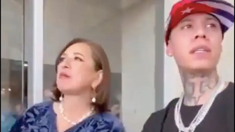 Santa Fe Klan niega conocer a Xóchitl Gálvez a pesar de aparecer juntos en video