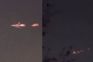 Video: Avión se incendia en pleno vuelo y tiene que aterrizar de emergencia