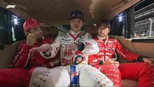 ¿En limosina? Las entrevistas post carrera en el GP de Las Vegas fueron lejos de la pista