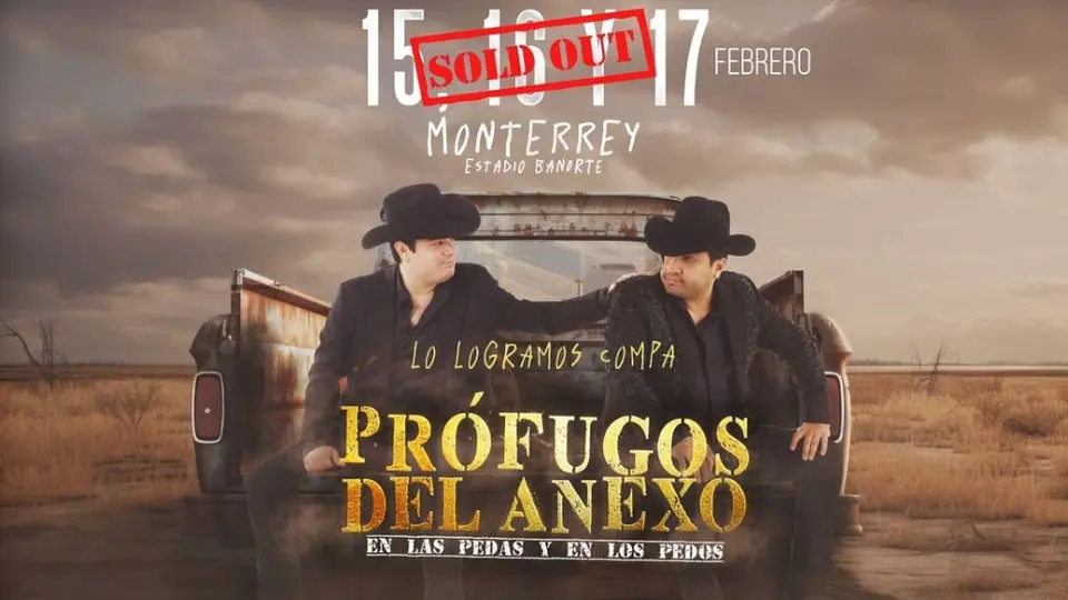 La gente pide más boletos para los conciertos de ‘Prófugos del Anexo Tour 2024’