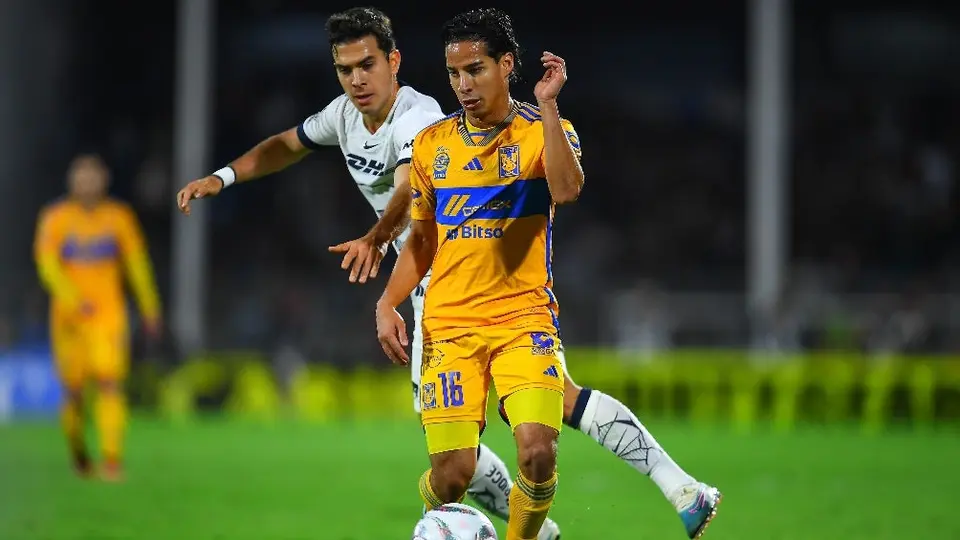 ¡Al estilo del Pollo Briseño! Diego Lainez celebra tiro de esquina a favor de Tigres