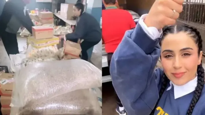 ¡Influencer regala una tonelada de comida! Entérate quién es