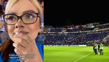 Aficionada de Cruz Azul 'rompe en llanto' tras ver mosaico en regreso al Ciudad de los Deportes