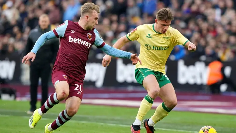 FA Cup: Edson Álvarez fue titular en el empate de West Ham frente a Bristol City