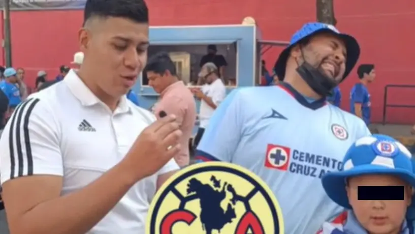 ¡Voltea bandera! Aficionado de Cruz Azul se vuelve viral tras afirmar que América 'es el mejor'