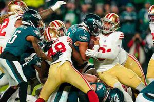 NFL: Los ánimos se encendieron entre los 49ers y los Eagles durante el calentamiento
