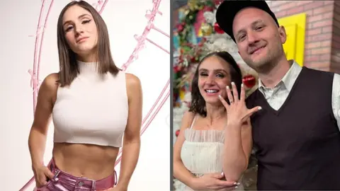 Hermano de Ximena Sariñana propone matrimonio a actriz Nashla Aguilar en programa en vivo