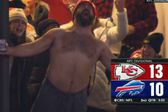 Celebración de Jason Kelce en el Chiefs vs Bills divirtió a Taylor Swift; a su esposa no tanto