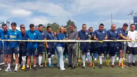 América presentó a su equipo de amputados en su búsqueda de igualdad