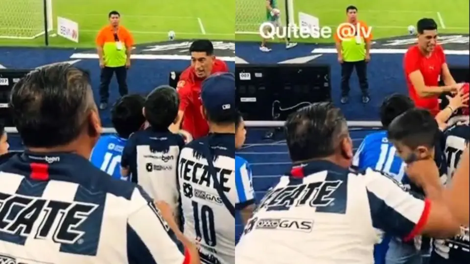 Hombre que jaloneó a un niño en estadio de Rayados ofrece disculpas y dice estar arrepentido