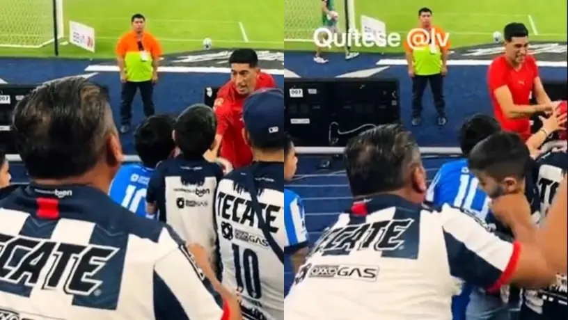Hombre que jaloneó a un niño en estadio de Rayados ofrece disculpas y dice estar arrepentido