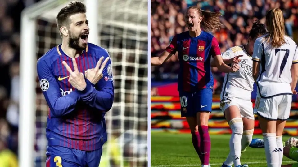 Gerard Piqué se burla del Real Madrid tras ser goleado por Barcelona Femenil