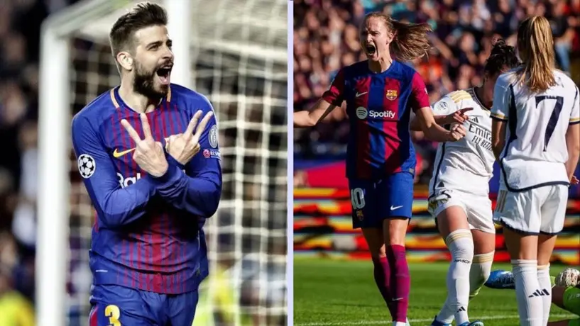 Gerard Piqué se burla del Real Madrid tras ser goleado por Barcelona Femenil