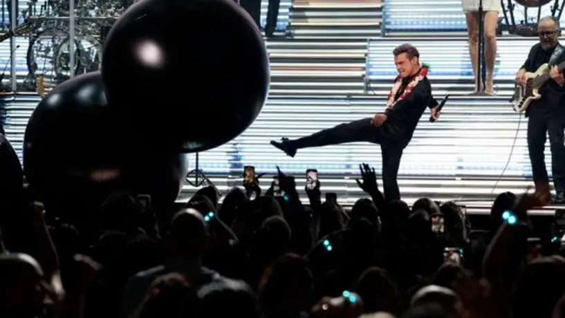 ¿CR7 en concierto del Sol? Luis Miguel 'emuló' festejo de Cristiano Ronaldo durante concierto