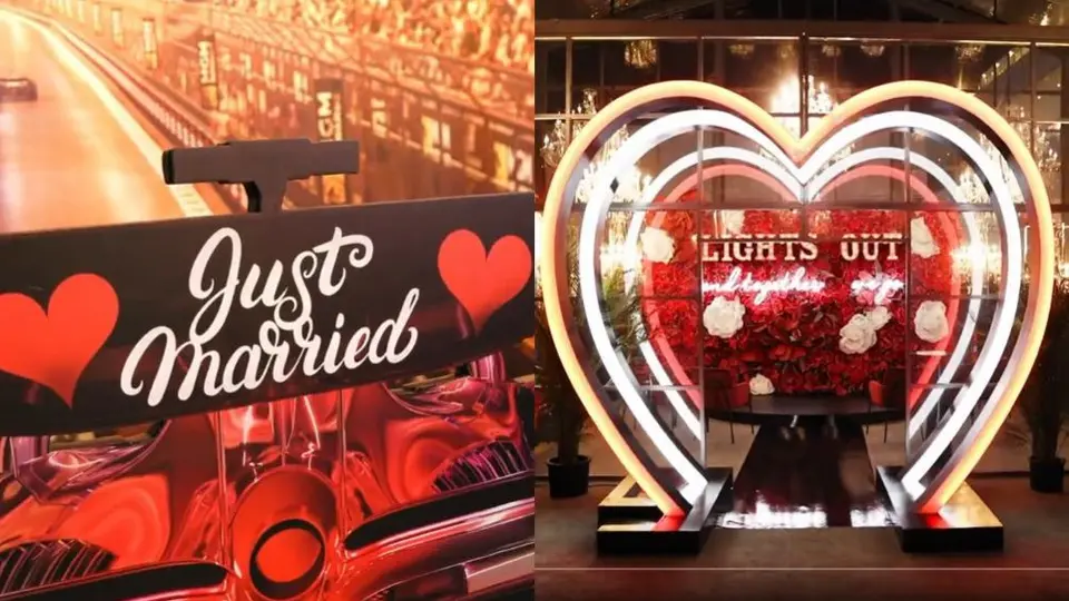 ¡Qué viva el amor! GP de Las Vegas instala capilla para casarse durante la carrera