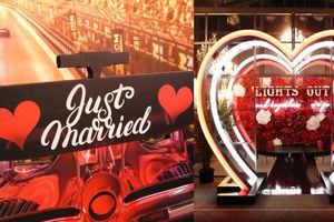 ¡Qué viva el amor! GP de Las Vegas instala capilla para casarse durante la carrera