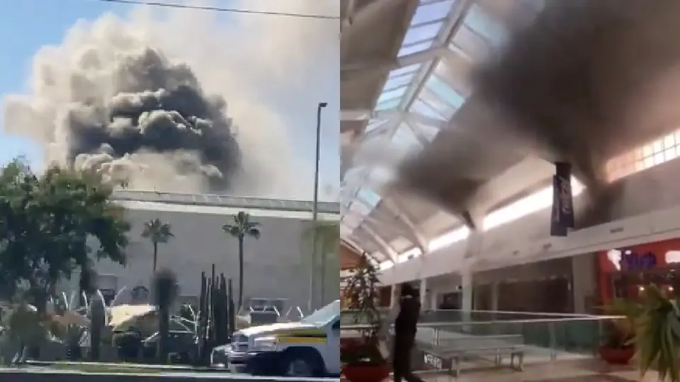 Incendio en Galerías Laguna de Torreón; restaurante de alitas el posible responsable