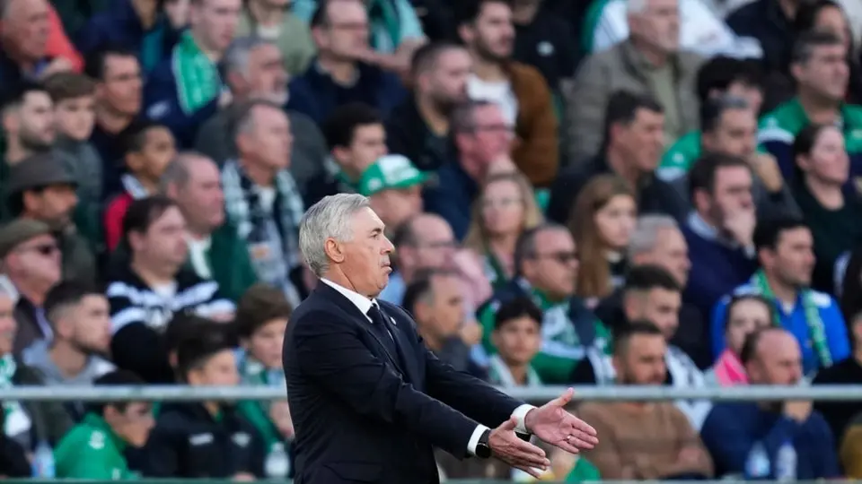 Carlo Ancelotti se muestra autocrítico tras empate del Real Madrid: "Betis no merecía perder"