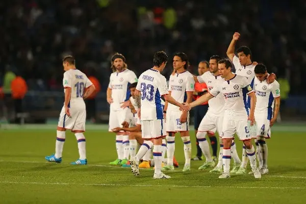 Cruz Azul jugando la edición de 2014
