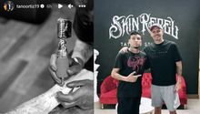 Tano Ortíz 'presume' su nuevo tatuaje previo a jugar la Liguilla con Rayados