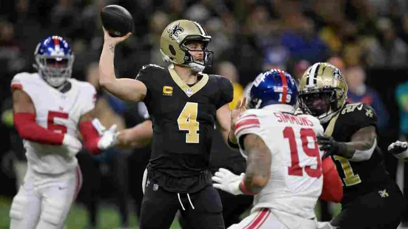 Con un Derek Carr inspirado, los New Orleans Saints vencieron a los New York Giants