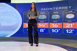 ¡Qué grosero el clima! Presentadora de Monterrey se equivocó y soltó un "me la ma***