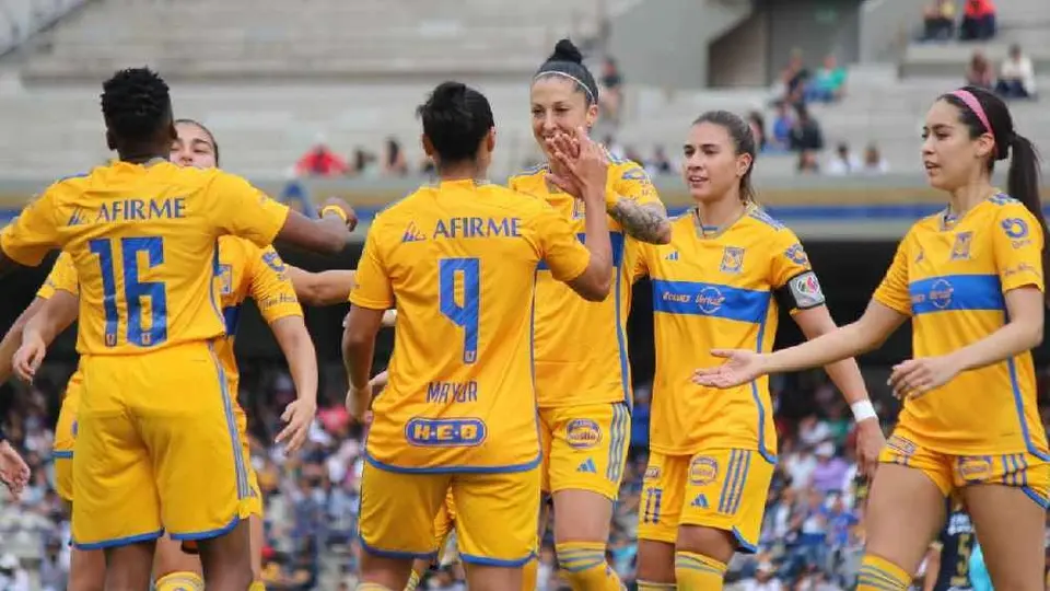 ¡Goleada amazona! Tigres Femenil venció 5-1 a Pumas en el Olímpico Universitario