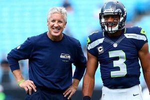 ¡Juntos de nuevo! Russell Wilson y Pete Carroll se reencontraron