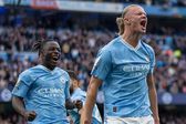 Erling Haaland celebra a lo grande el agónico triunfo del Manchester City