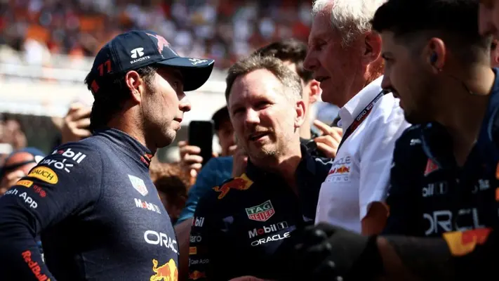 Christian Horner respalda a Checo: "Él es el titular y depende de él quedarse"