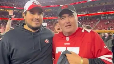 Familia de Alfredo Gutiérrez festeja el triunfo de los 49ers: 'A un paso de ganar el Super Bowl'