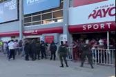 ¡Se armó la campal! Aficionados de Necaxa y Atlas terminaron en los golpes antes del inicio del partido