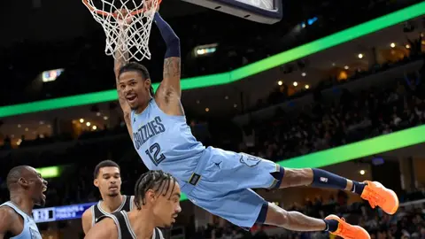NBA: Ja Morant se pierde el resto de la temporada con Grizzlies por lesión en el hombro