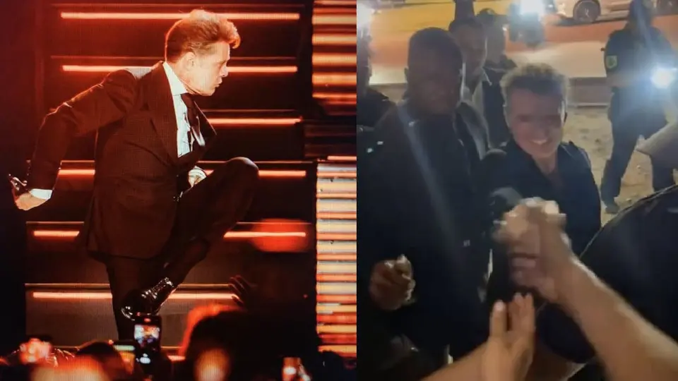 ¡Baño de pueblo! Luis Miguel baja de su helicóptero para saludar a fans en República Dominicana