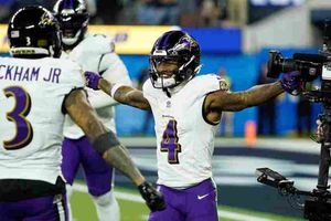 ¡Siuuuuu! Los Baltimore Ravens festejaron como Cristiano Ronaldo