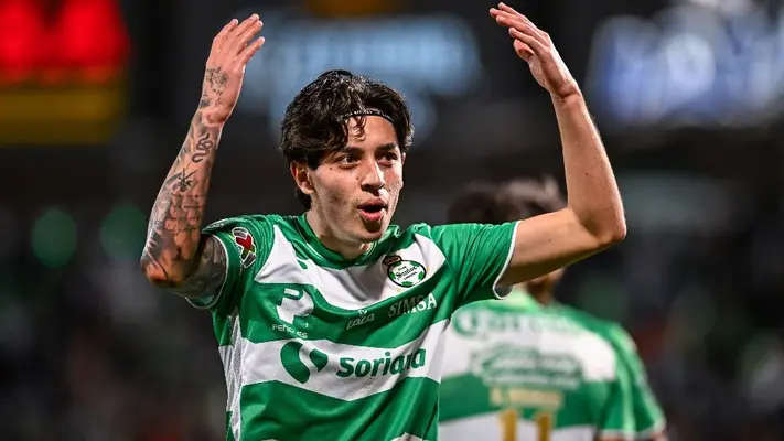 Con Jordan Carrillo 'on fire', Santos golea a Puebla en La Comarca