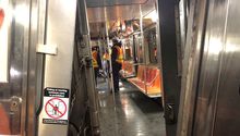 Tren del metro de NY se descarrila tras choque; 20 personas resultan lesionadas