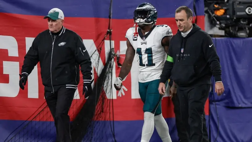 Eagles: AJ Brown está descartado para el partido frente a Tampa bay