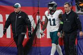 Eagles: AJ Brown está descartado para el partido frente a Tampa bay