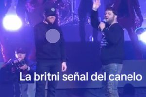 Canelo Álvarez pintó dedo durante concierto de Luis Conriquez