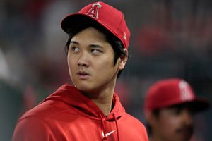 Shohei Othani se reunió con Dave Roberts, mánager de los Dodgers