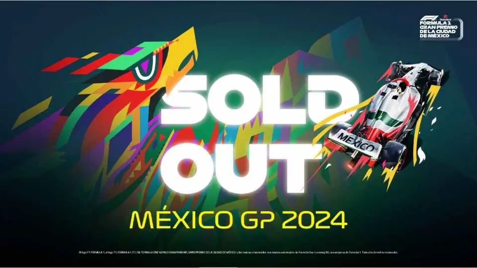 ¡Sold Out! Boletos para Gran Premio de México 2024 se agotaron en 30 minutos