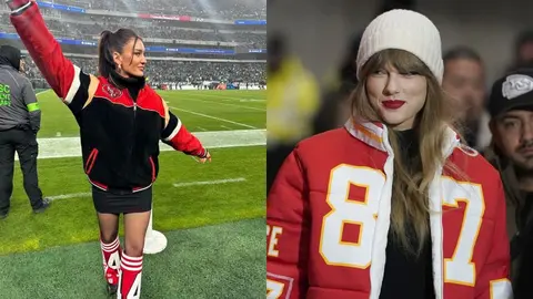 NFL: Kristin Juszczyk, que diseñó chamarra de Taylor Swift, recibió licencia para comercializar su marca